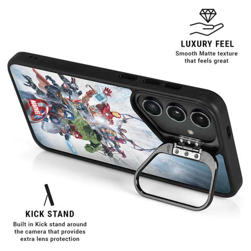 Marvel Avengers Assembled Galaxy S25 Kickstand Case